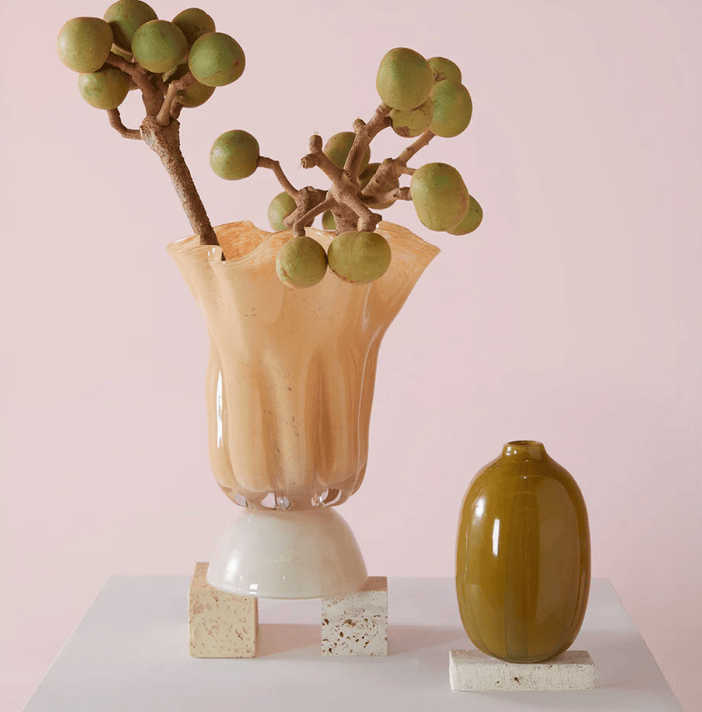 Valentina Vase - Tan-Vases & Vessels-KAS-Greenhouse Interiors Pty Ltd