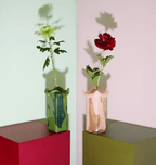 Cubism Salmon Vase-Vases & Vessels-KAS-Greenhouse Interiors Pty Ltd