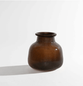 Byron Round Vase - Amber-Vases & Vessels-KAS-Greenhouse Interiors Pty Ltd