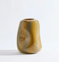 Candy Large Khaki Vase-Vases & Vessels-KAS-Greenhouse Interiors Pty Ltd