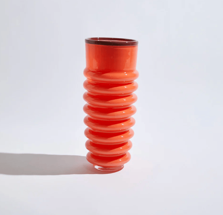 Soho Large Paprika Vase-Vases & Vessels-KAS-Greenhouse Interiors Pty Ltd