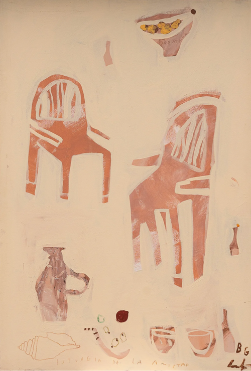 Lampara A Seat at the Table - Original Art