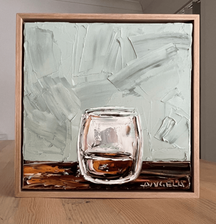 Whiskey On Green - Original Art