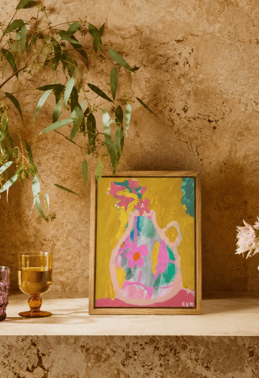 Stop To Smell Some Pretty Flowers - Original Art