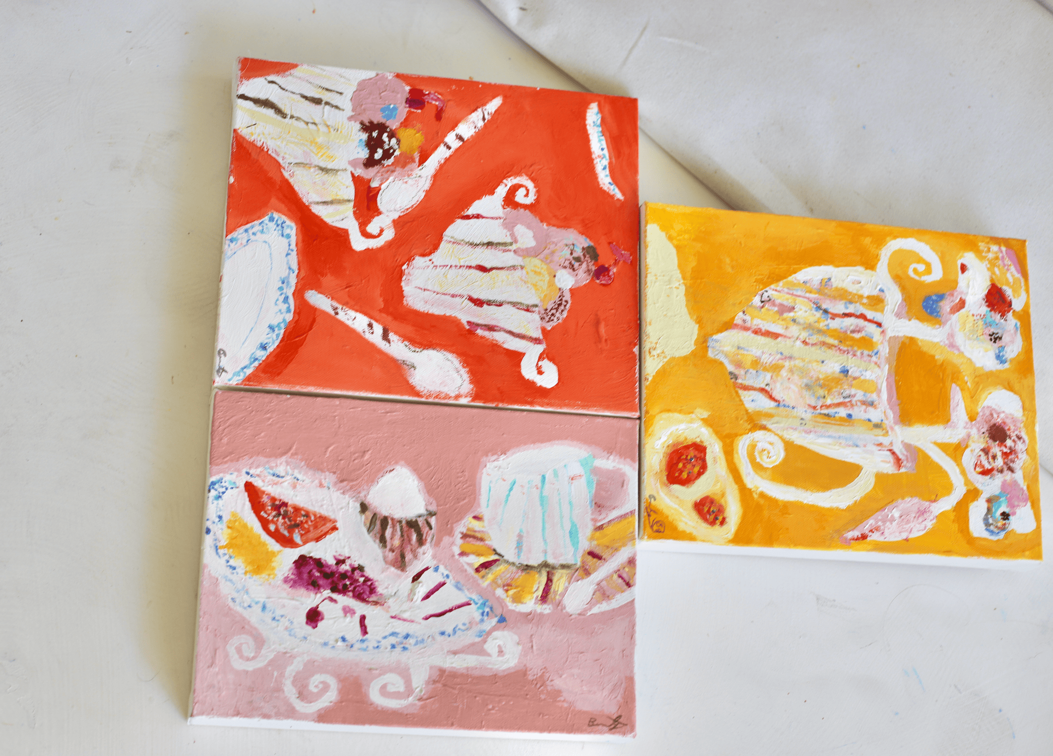 Ice Cream for Dinner Dates - Original Art