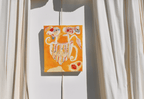 Her Tomato Salad With Blooms - Original Art