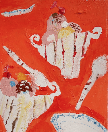 Ice Cream for Dinner Dates - Original Art