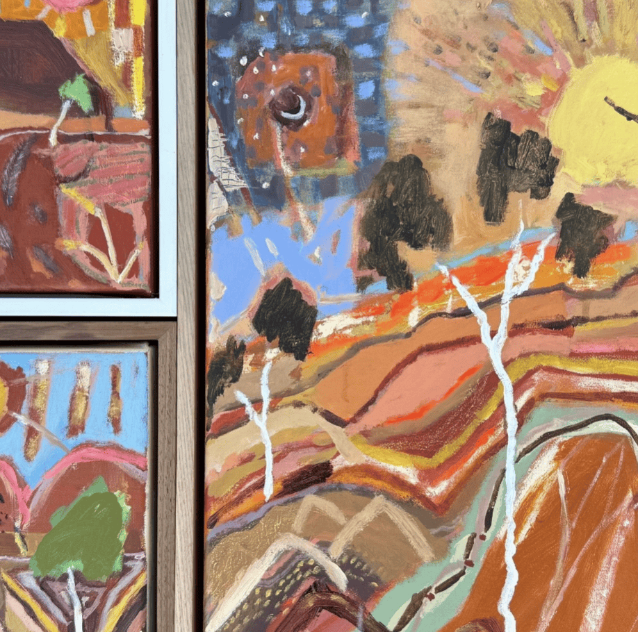 Ancient Layers  - Original Artwork-Original Art-Greta Hounslow-Greenhouse Interiors