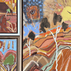 Ancient Layers  - Original Artwork-Original Art-Greta Hounslow-Greenhouse Interiors