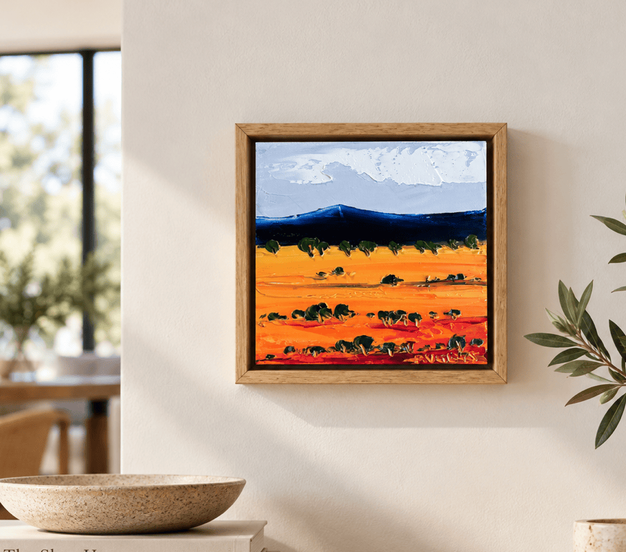 Golden Plain - Original Art-Original Art-Angela Hawkey-Greenhouse Interiors