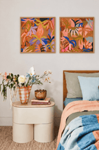 Peachy Protea - Original Artwork-Original Art-Morgan Jamieson-Greenhouse Interiors