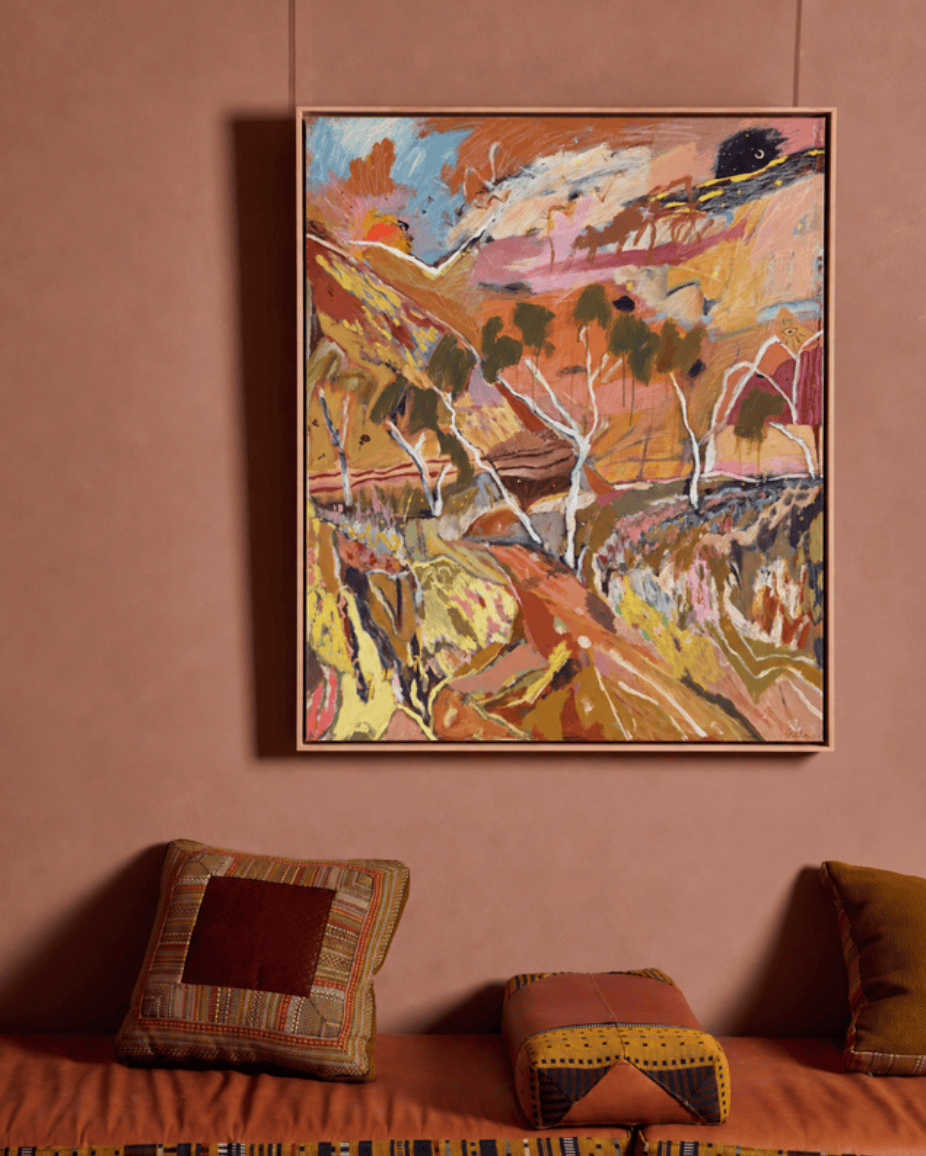 Uluru Bird Song  - Original Artwork-Original Art-Greta Hounslow-Greenhouse Interiors