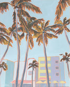 South Beach Stroll - Original Artwork