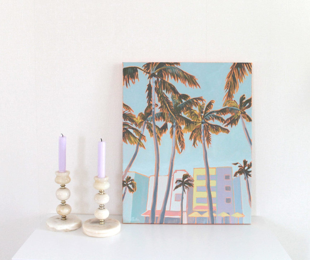 South Beach Stroll - Original Artwork