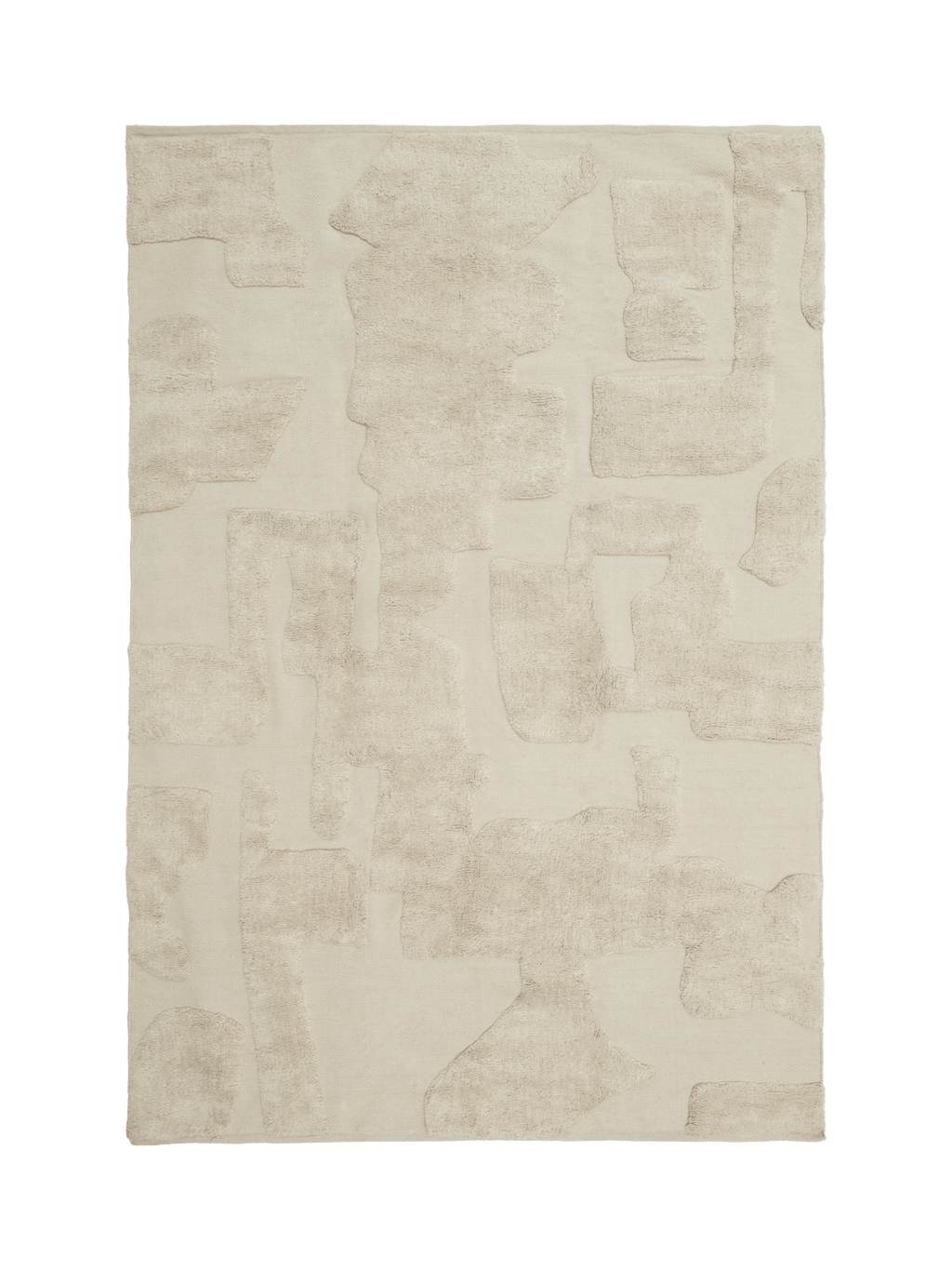 Tarkine Neutral Washable Wool Fine Cut Pile Rug