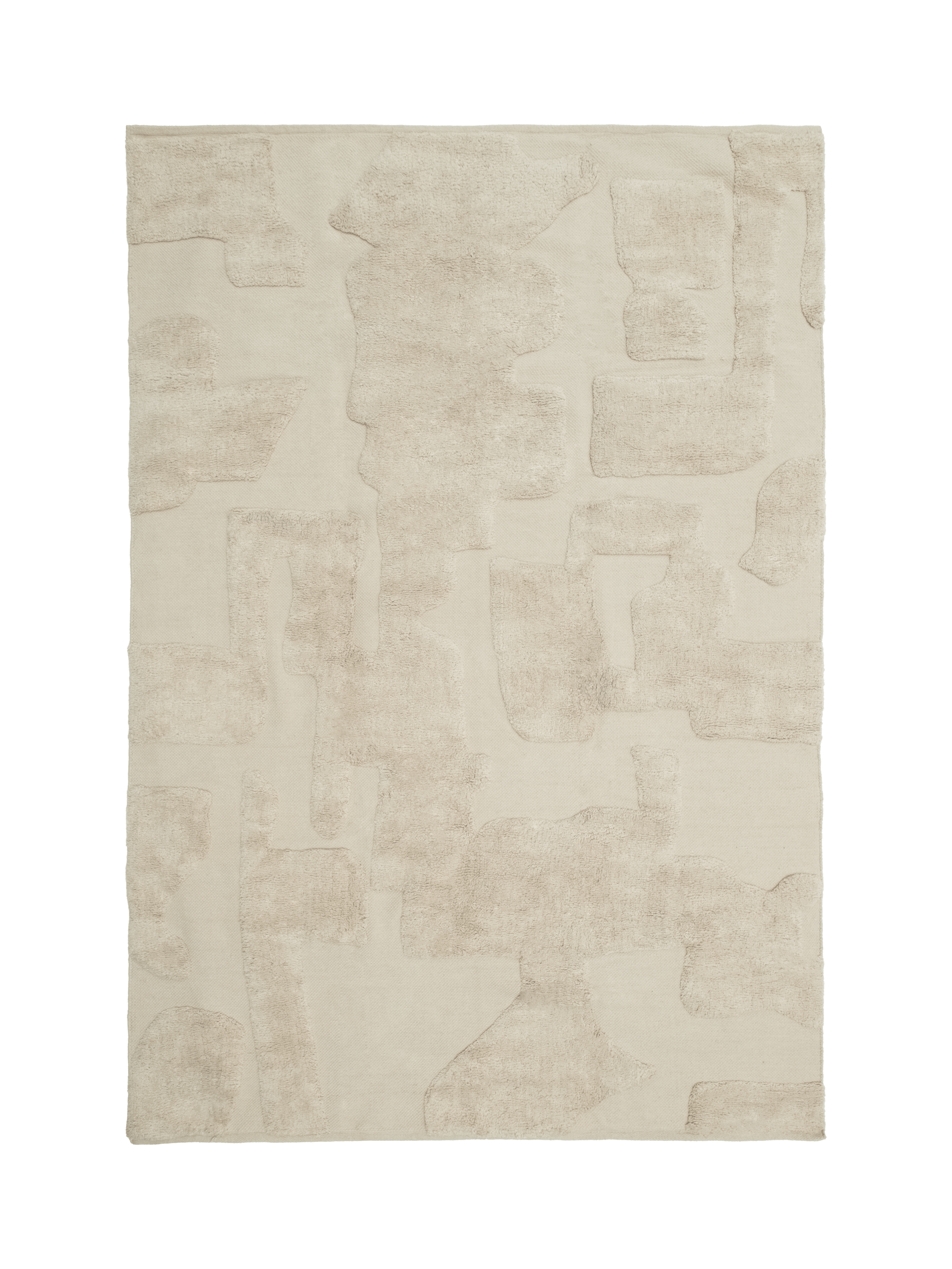 Tarkine Neutral Washable Wool Fine Cut Pile Rug