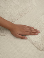 Tarkine Neutral Washable Wool Fine Cut Pile Rug