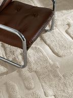 Tarkine Neutral Washable Wool Fine Cut Pile Rug