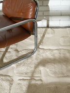 Tarkine Neutral Washable Wool Fine Cut Pile Rug