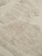 Tarkine Neutral Washable Wool Fine Cut Pile Rug