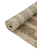 Tasman Neutral Washable Wool Fine Cut Pile Rug