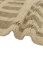 Tasman Neutral Washable Wool Fine Cut Pile Rug