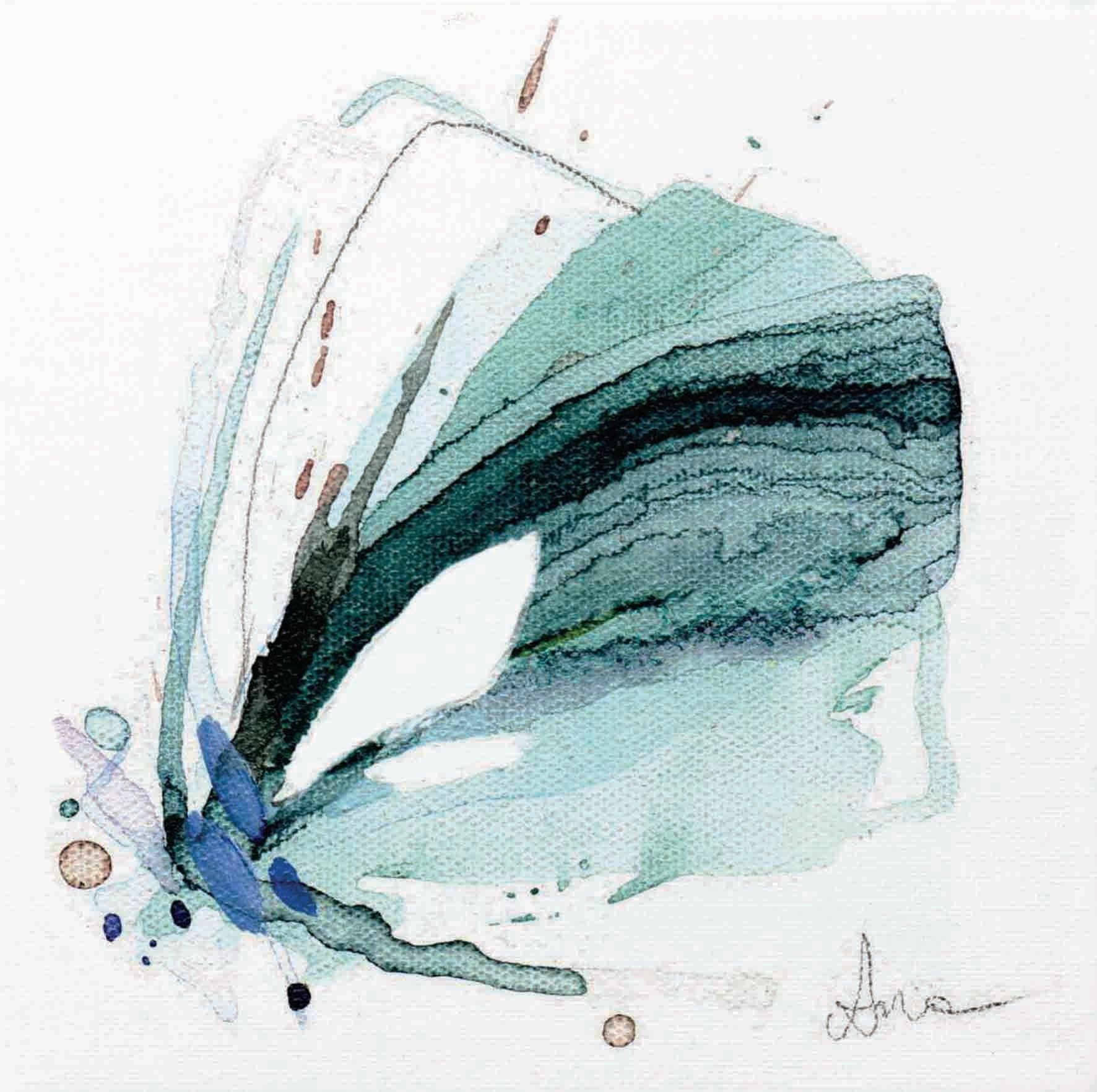 Teal Mini - Original Art