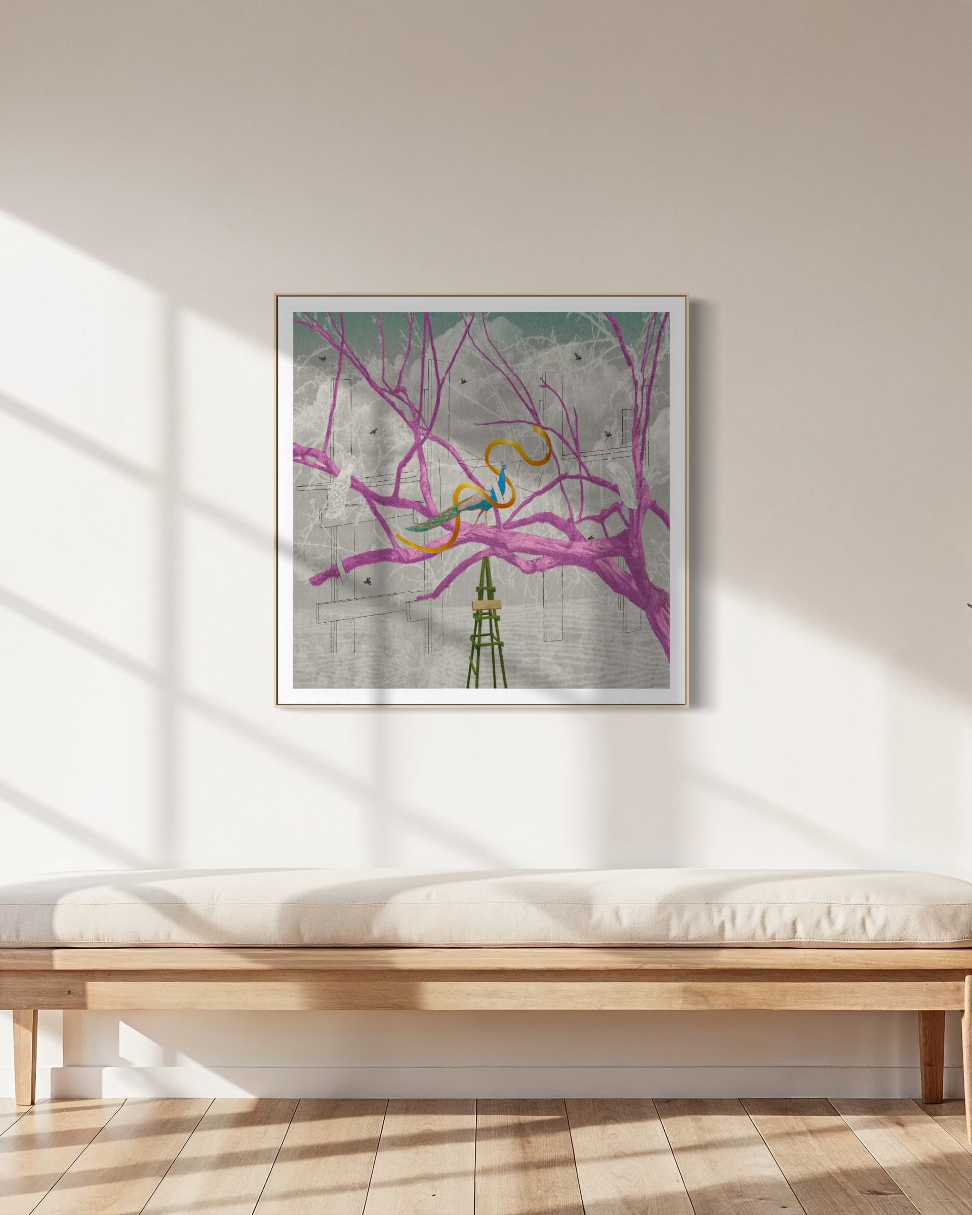 The Peacock - Limited Edition Print-Prints-Steve Moors-Greenhouse Interiors Pty Ltd