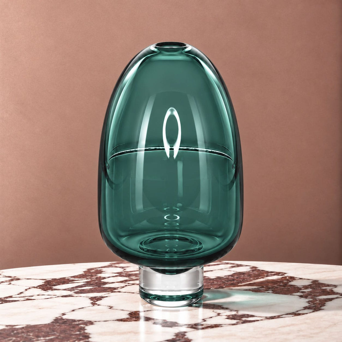 Yumemiru Glass Vessel XL - Turquoise