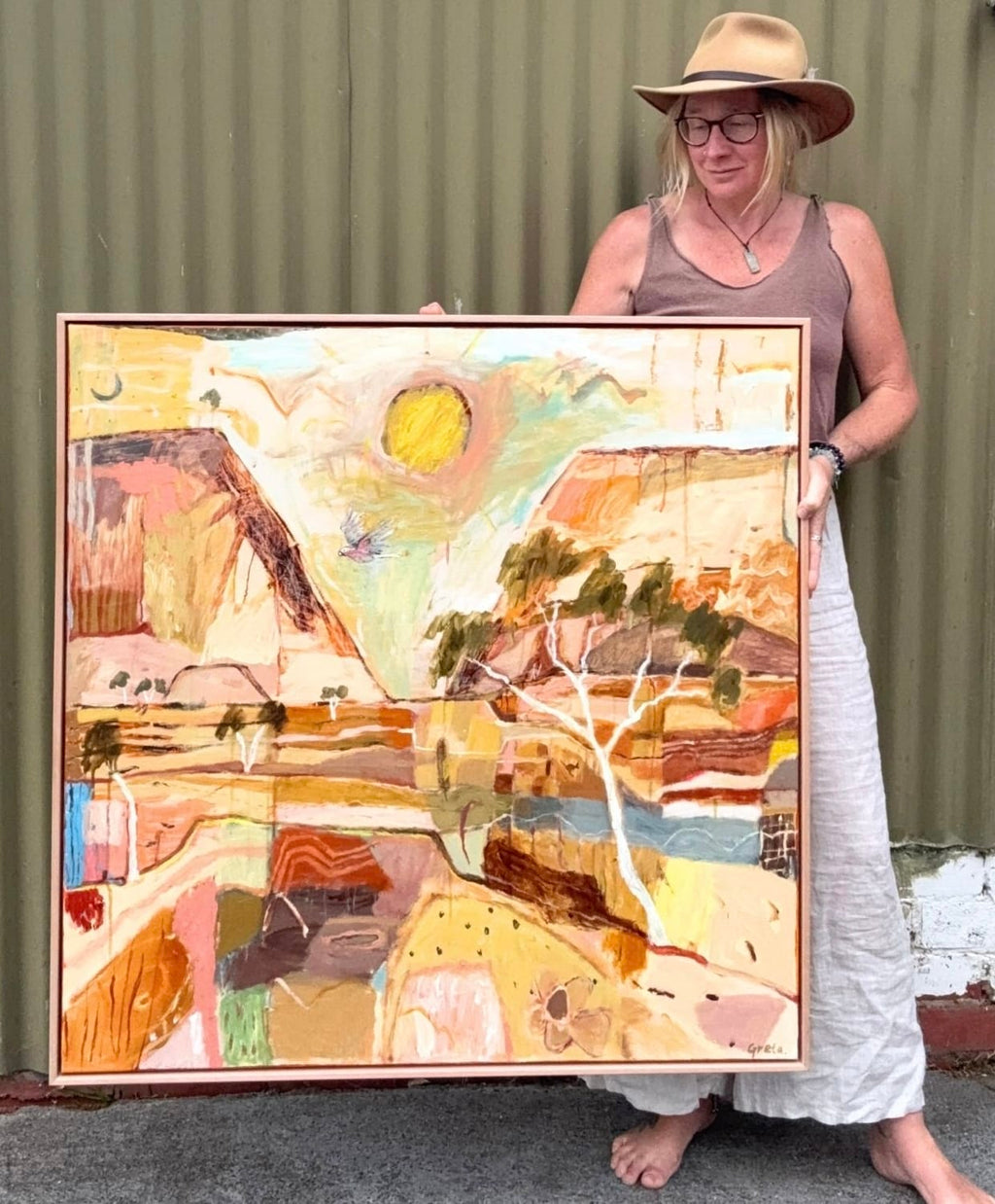 Rhythm Of The Outback - Original Artwork-Original Art-Greta Hounslow-Greenhouse Interiors Pty Ltd