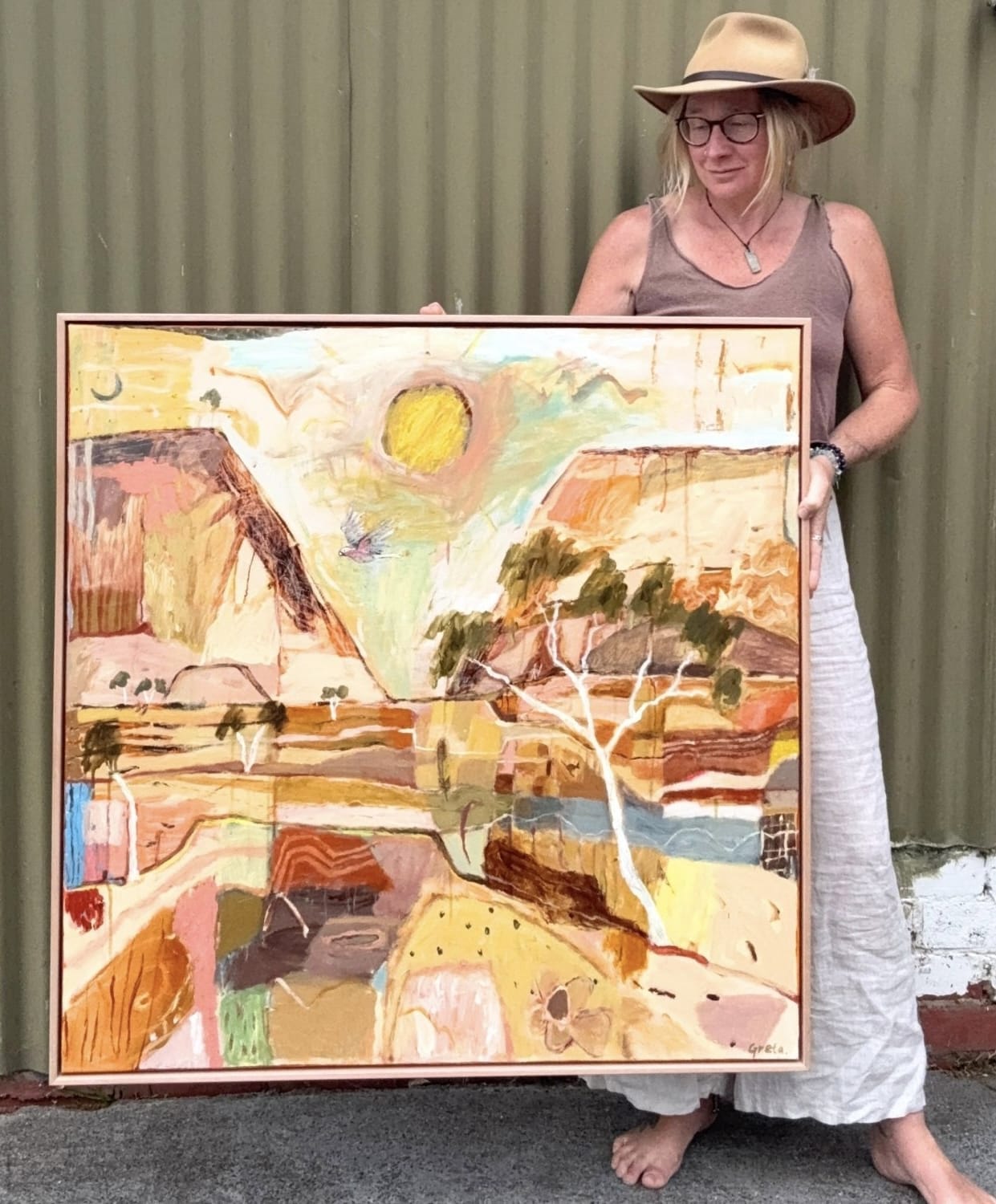 Rhythm Of The Outback - Original Artwork-Original Art-Greta Hounslow-Greenhouse Interiors Pty Ltd
