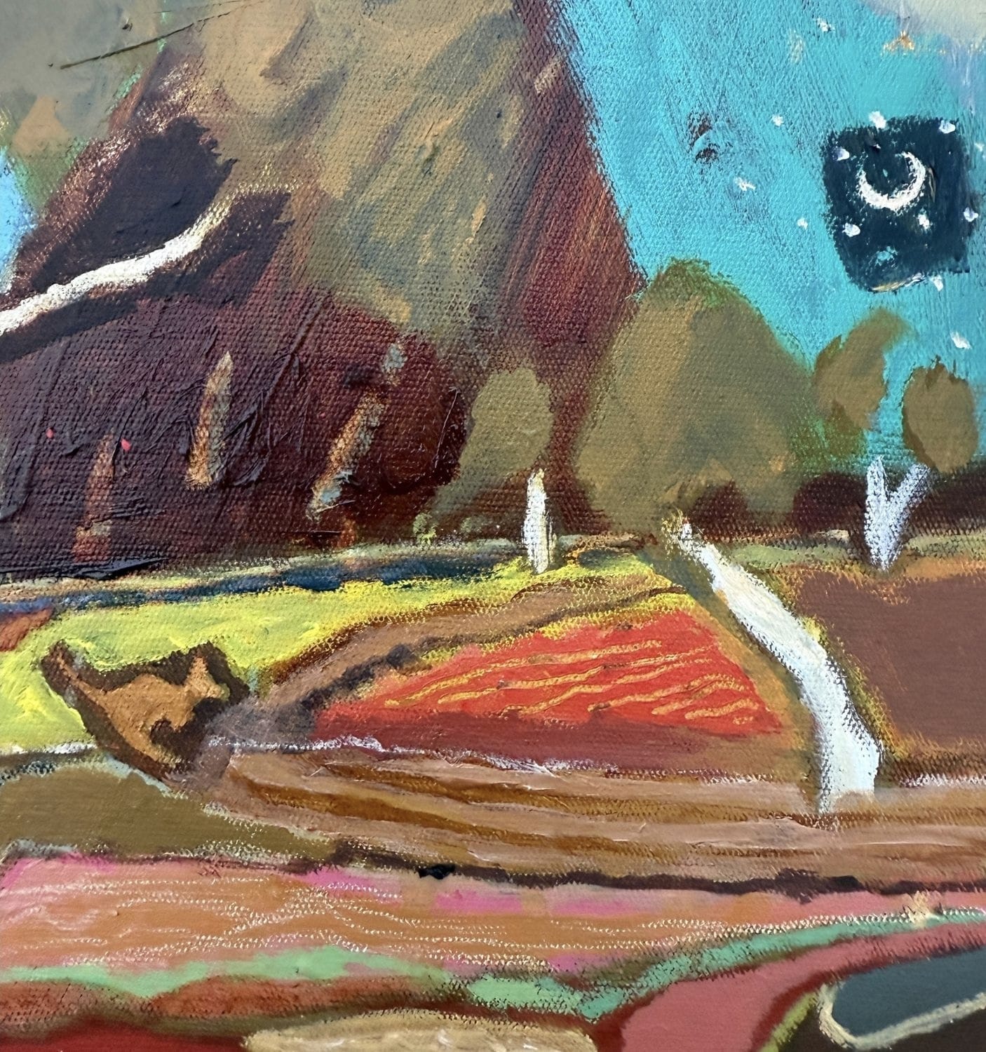 Sunshine And Red Dirt - Original Artwork-Original Art-Greta Hounslow-Greenhouse Interiors Pty Ltd
