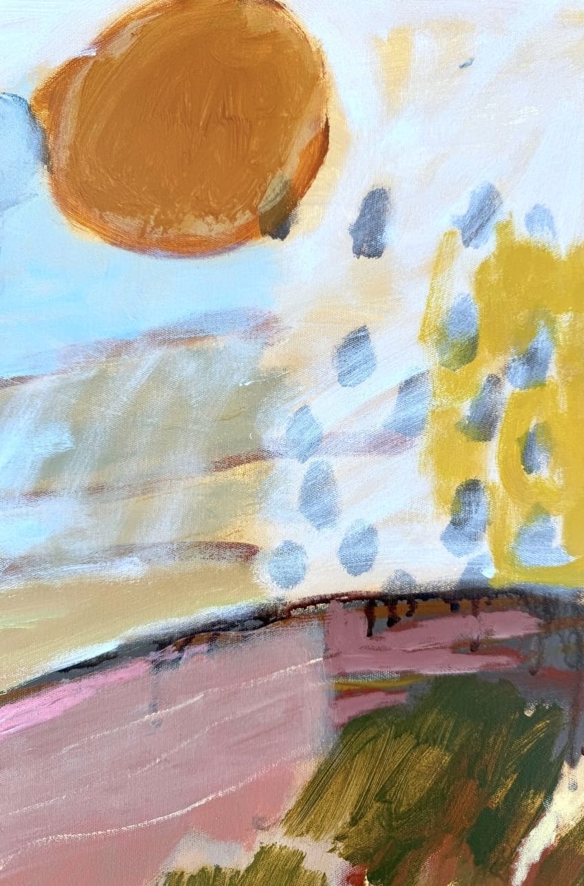Sundown At Kings Canyon - Original Artwork