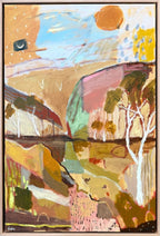 Sundown At Kings Canyon - Original Artwork-Original Art-Greta Hounslow-Greenhouse Interiors Pty Ltd