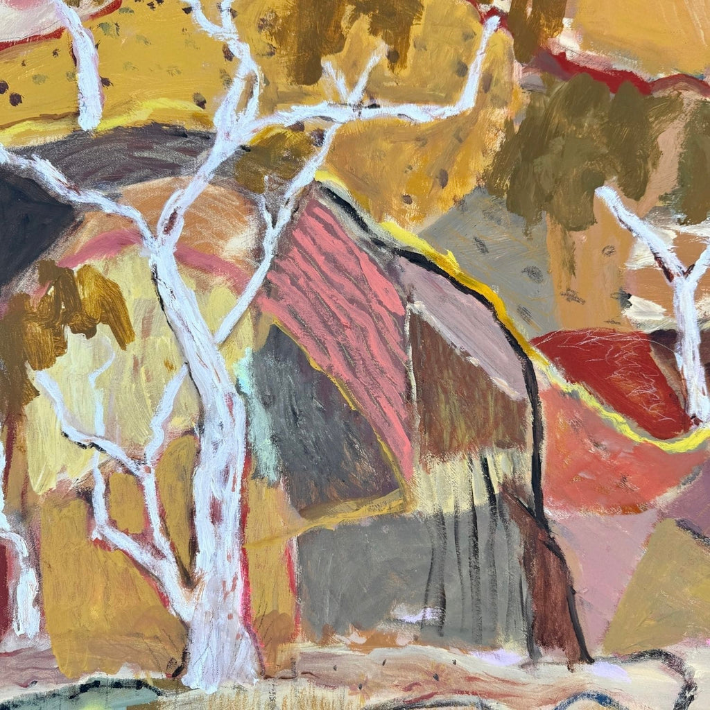 Warm Stones At Sundown - Original Artwork-Original Art-Greta Hounslow-Greenhouse Interiors Pty Ltd