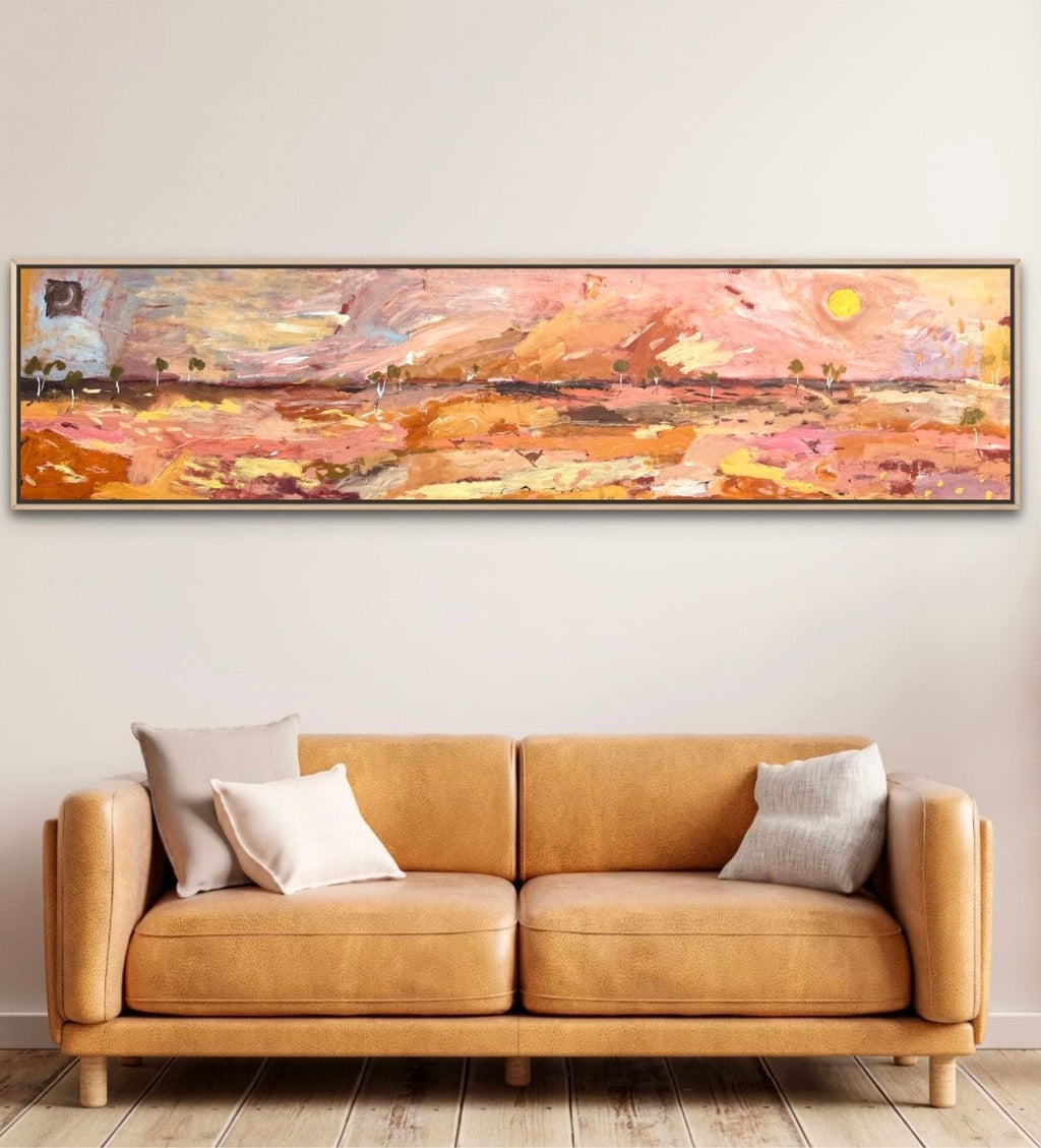 Red Earth, Passing Storm - Original Artwork-Original Art-Greta Hounslow-Greenhouse Interiors Pty Ltd