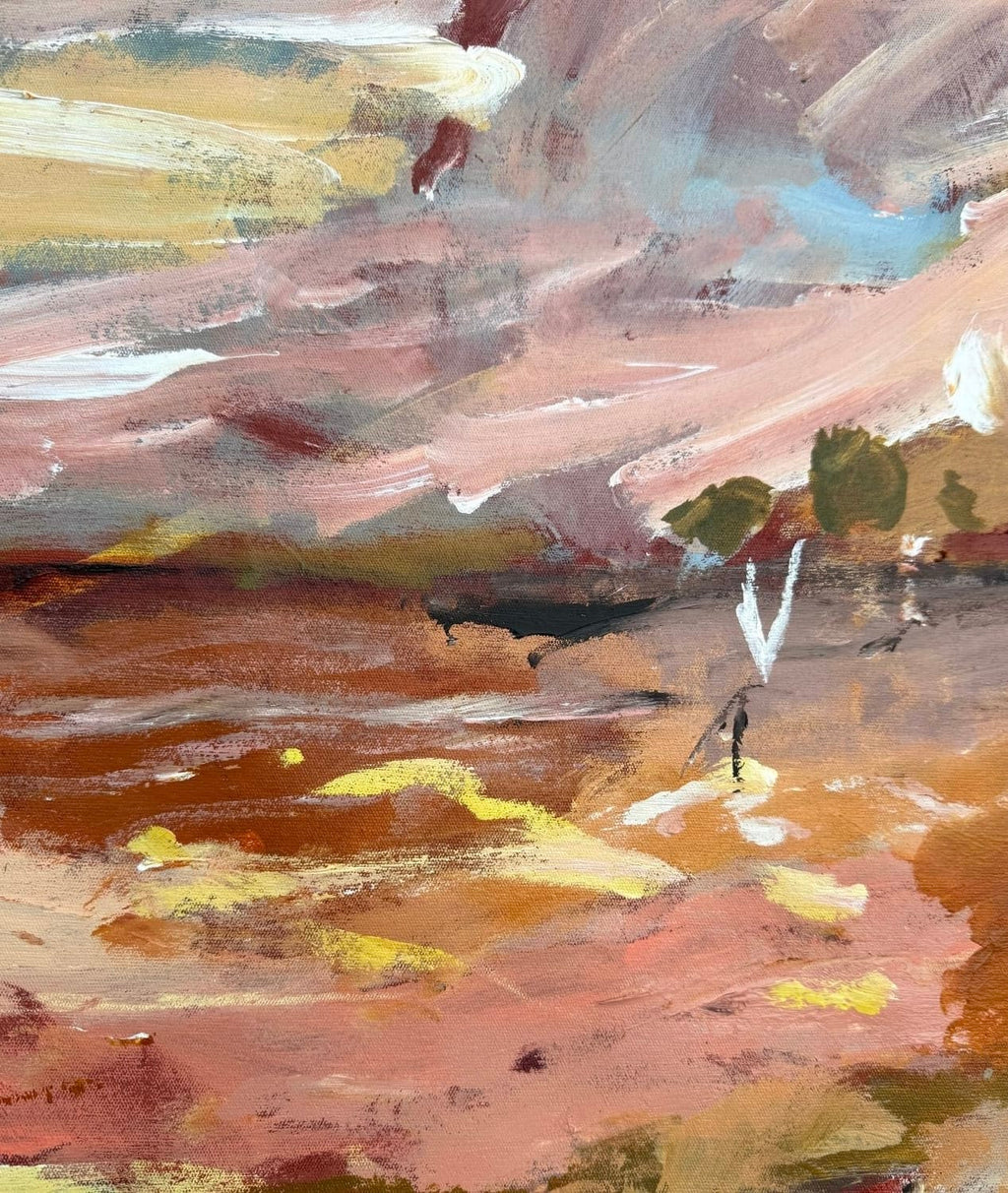 Red Earth, Passing Storm - Original Artwork-Original Art-Greta Hounslow-Greenhouse Interiors Pty Ltd