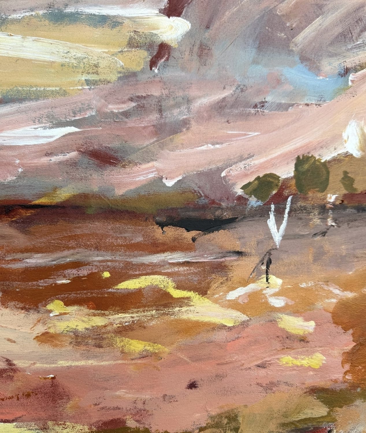 Red Earth, Passing Storm - Original Artwork-Original Art-Greta Hounslow-Greenhouse Interiors Pty Ltd