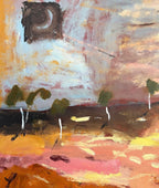 Red Earth, Passing Storm - Original Artwork-Original Art-Greta Hounslow-Greenhouse Interiors Pty Ltd