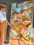 Shedding Layers - Original Artwork-Original Art-Greta Hounslow-Greenhouse Interiors Pty Ltd
