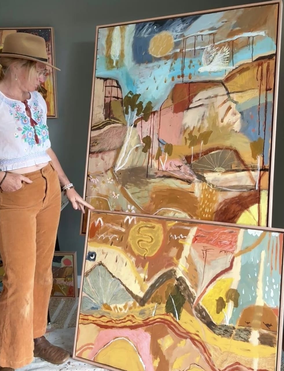 Shedding Layers - Original Artwork-Original Art-Greta Hounslow-Greenhouse Interiors Pty Ltd