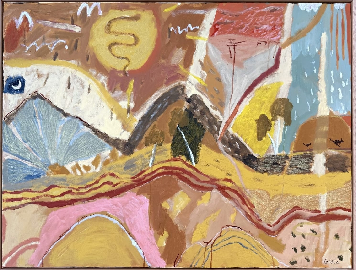 Shedding Layers - Original Artwork-Original Art-Greta Hounslow-Greenhouse Interiors Pty Ltd