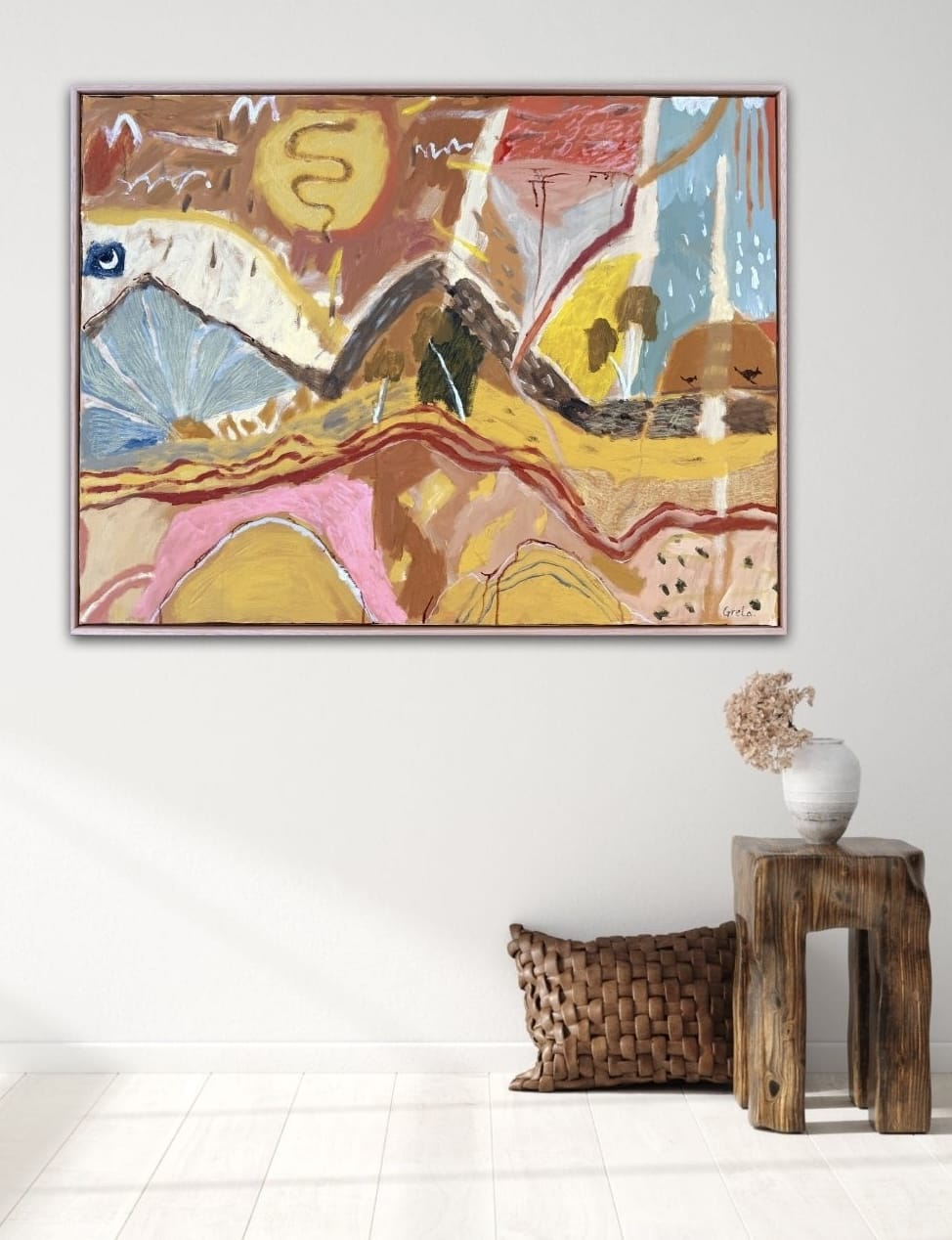 Shedding Layers - Original Artwork-Original Art-Greta Hounslow-Greenhouse Interiors Pty Ltd