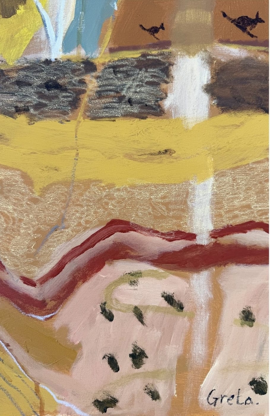 Shedding Layers - Original Artwork-Original Art-Greta Hounslow-Greenhouse Interiors Pty Ltd