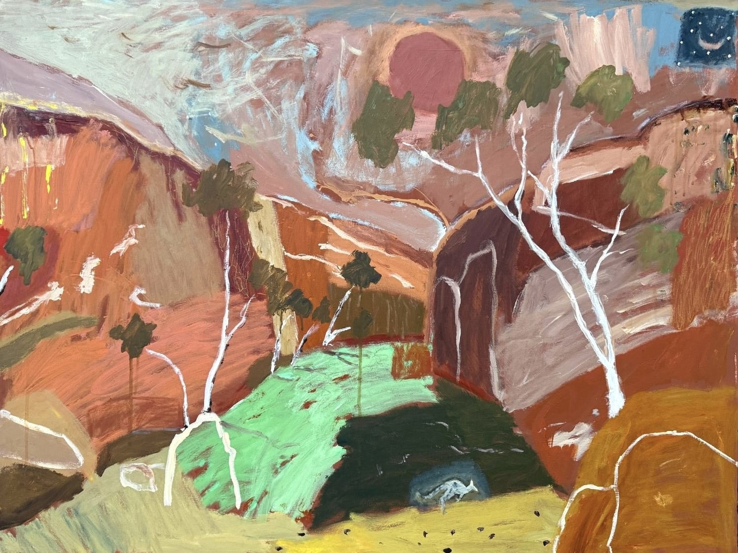 Song Of The Gorge - Original Artwork-Original Art-Greta Hounslow-Greenhouse Interiors Pty Ltd