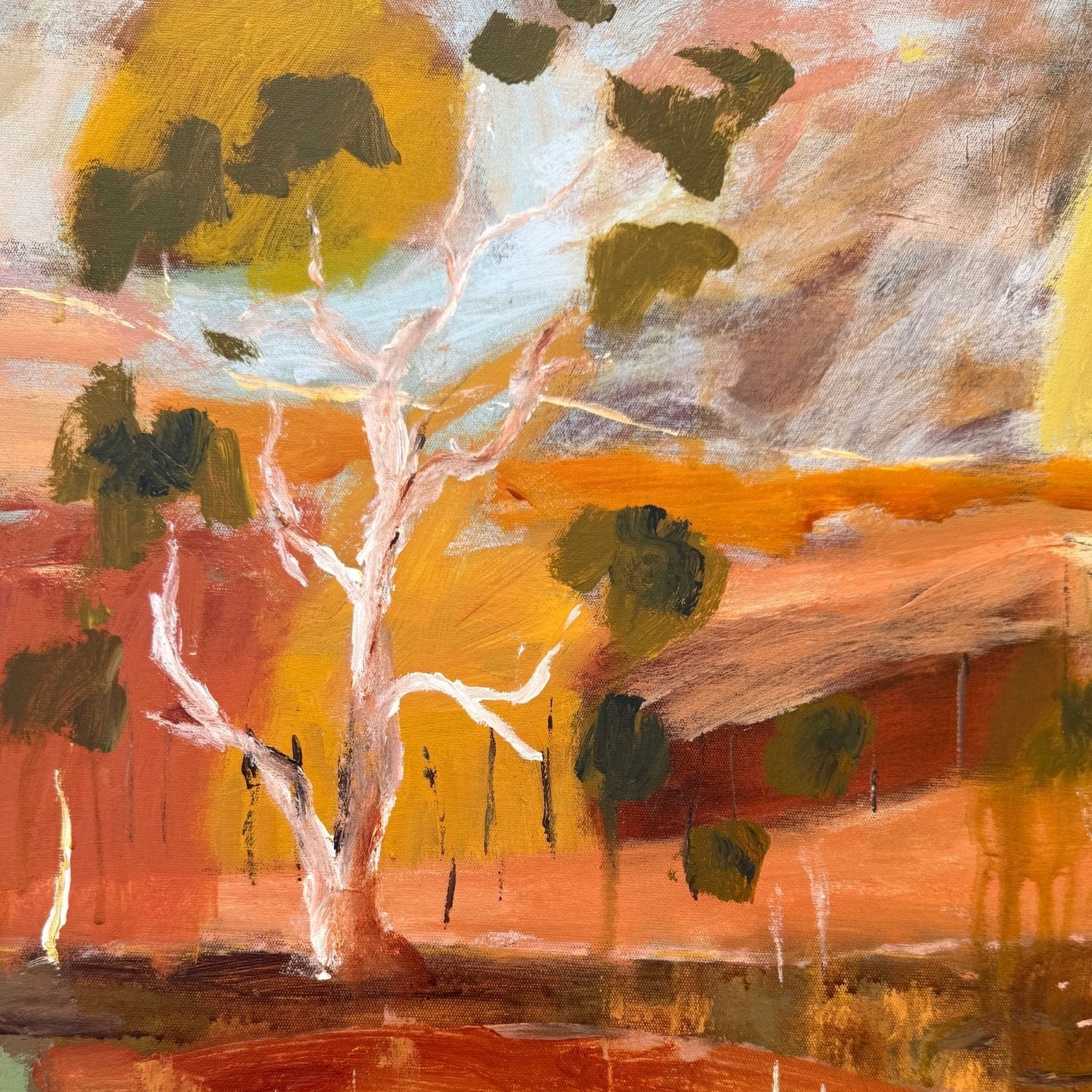 Eucalyptus Sunrise - Original Artwork-Original Art-Greta Hounslow-Greenhouse Interiors Pty Ltd