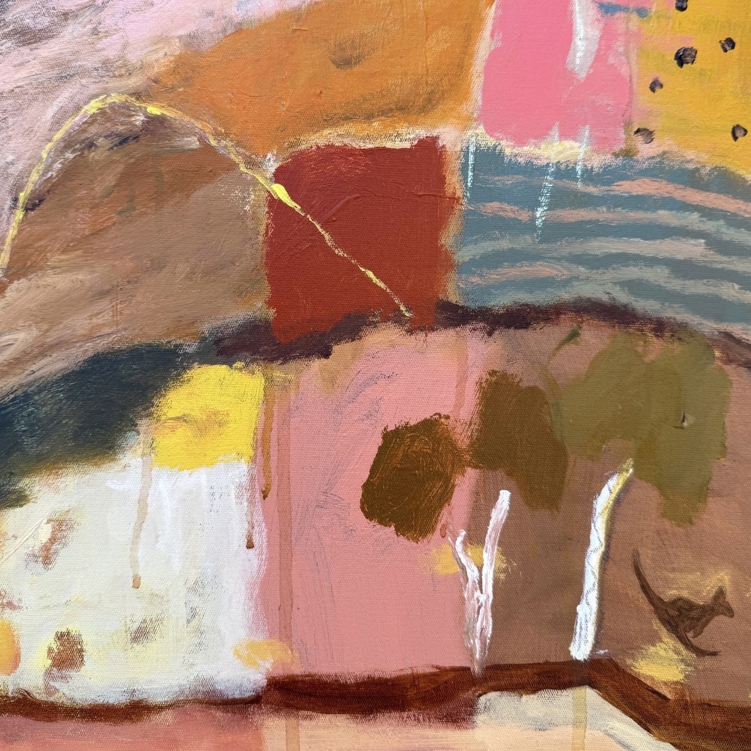 Eucalyptus Sunrise - Original Artwork-Original Art-Greta Hounslow-Greenhouse Interiors Pty Ltd