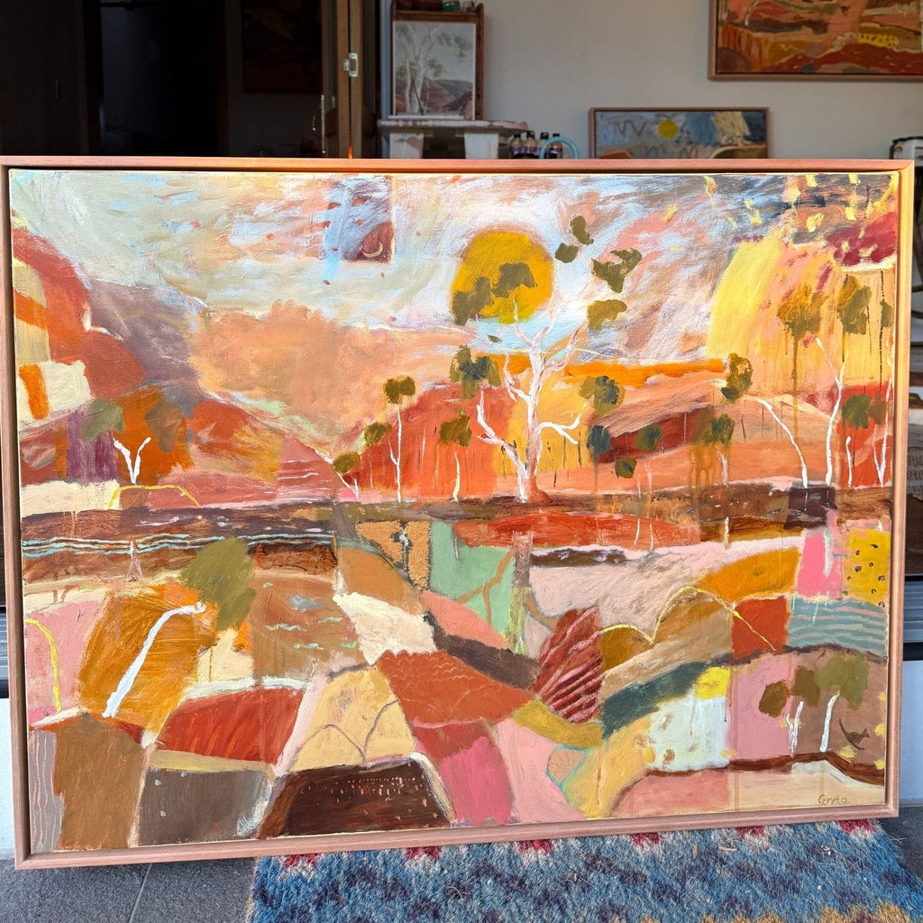 Eucalyptus Sunrise - Original Artwork-Original Art-Greta Hounslow-Greenhouse Interiors Pty Ltd