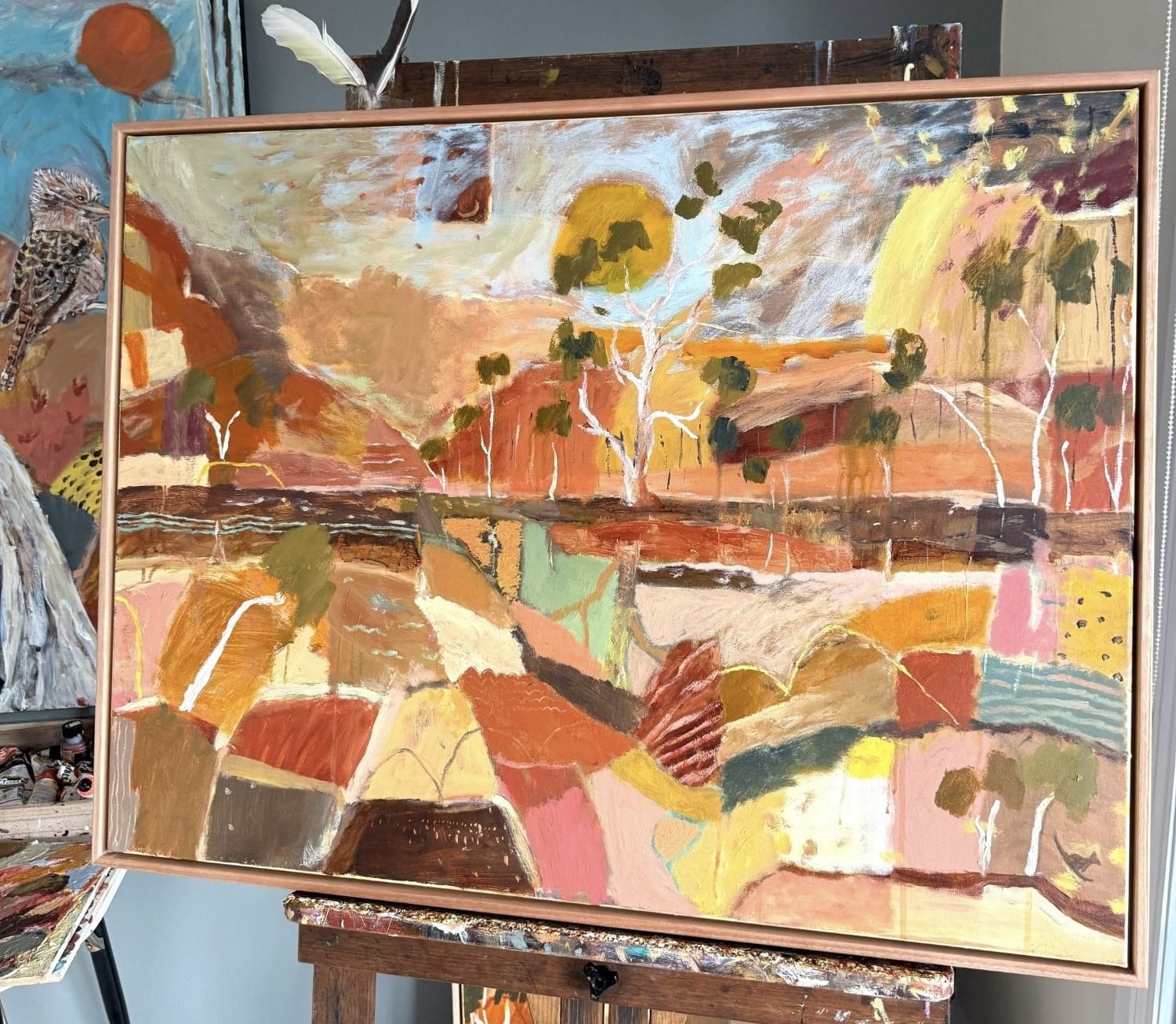 Eucalyptus Sunrise - Original Artwork-Original Art-Greta Hounslow-Greenhouse Interiors Pty Ltd