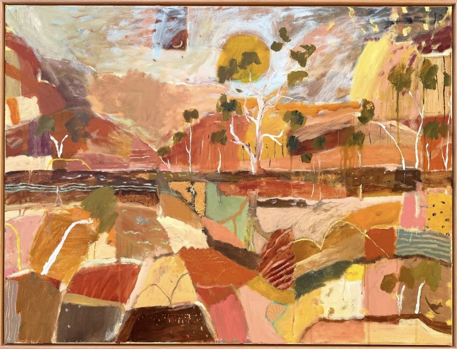 Eucalyptus Sunrise - Original Artwork-Original Art-Greta Hounslow-Greenhouse Interiors Pty Ltd